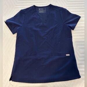 Figs scrub set medium color navy blue